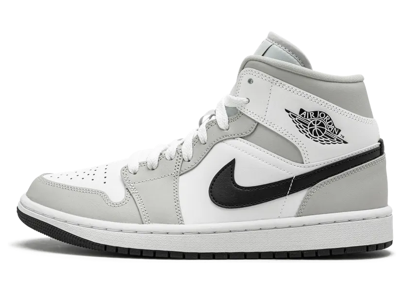 Air Jordan 1 Mid Light Smoke Grey – “White / Light Smoke Grey” (BQ6472-015)