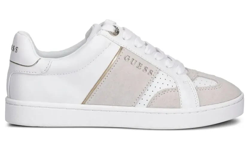 GUESS USA Sneakers met geperforeerde vlakken – Wit (FLJRO4ELE12)