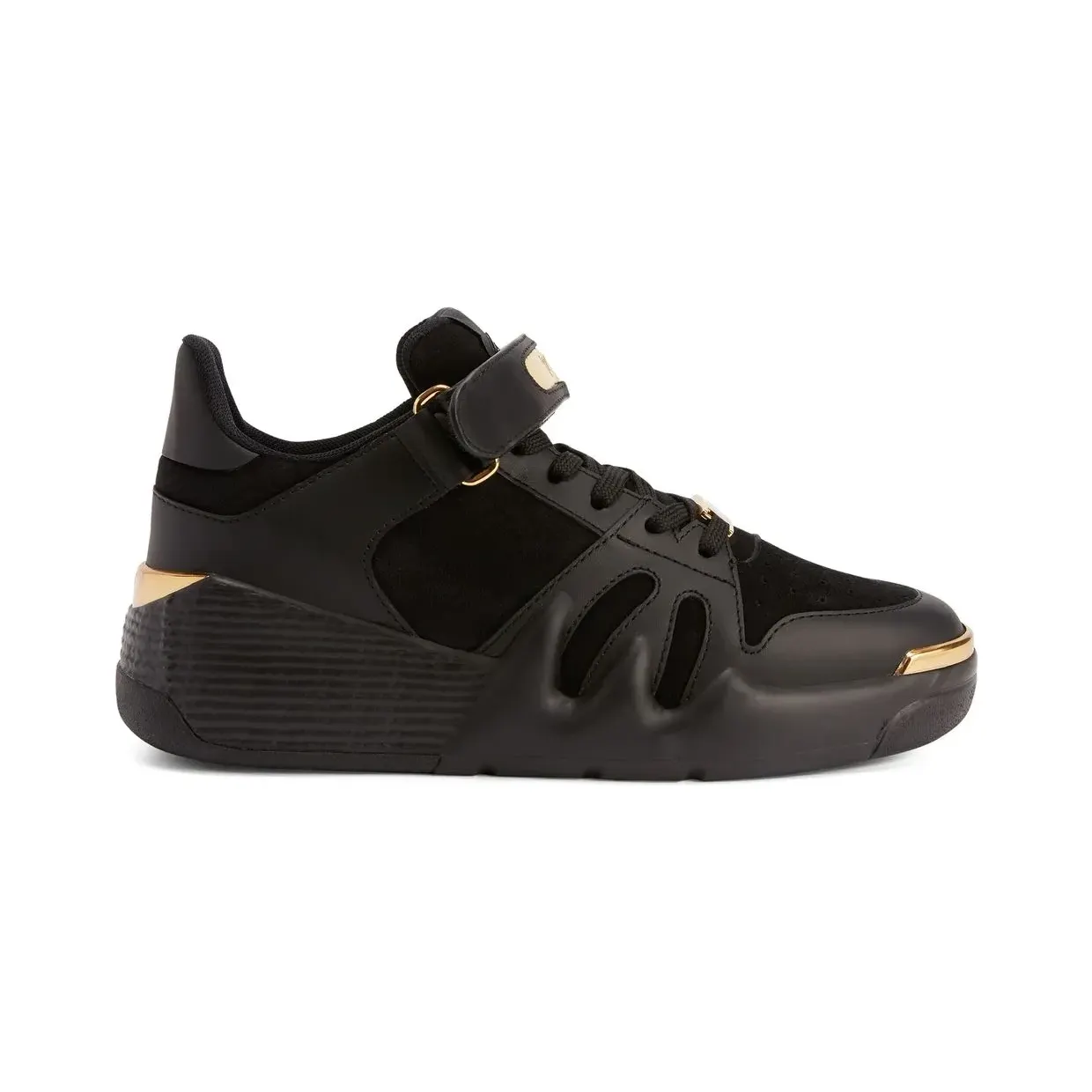 Giuseppe Zanotti Talon low-top met klittenband “Black” (RW20031003)