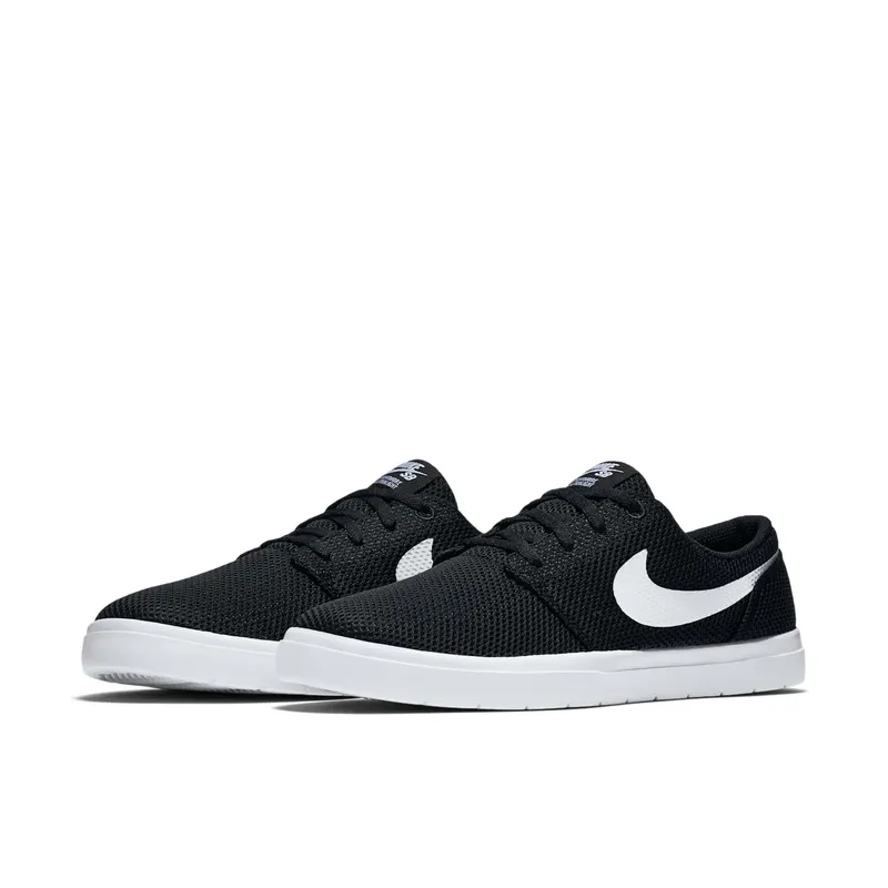 Nike Sb Portmore Ii Ultralight Black/White Black/White (880271-010)