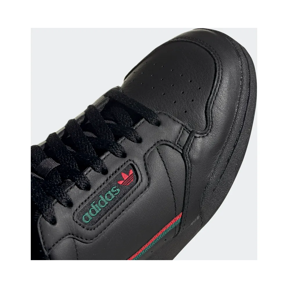 adidas Continental 80 Black Scarlet Green Core Black/Scarlet/Collegiate Green (EE5343)