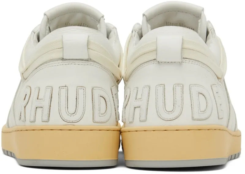 Rhude SSENSE Exclusive White Rhecess Low (RHSS22FO23178377)