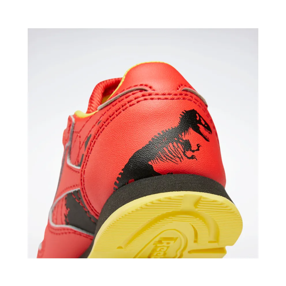 Reebok Jurassic Park Classic Leather Radiant Red / Coal / Blaze Yellow (GY0576)