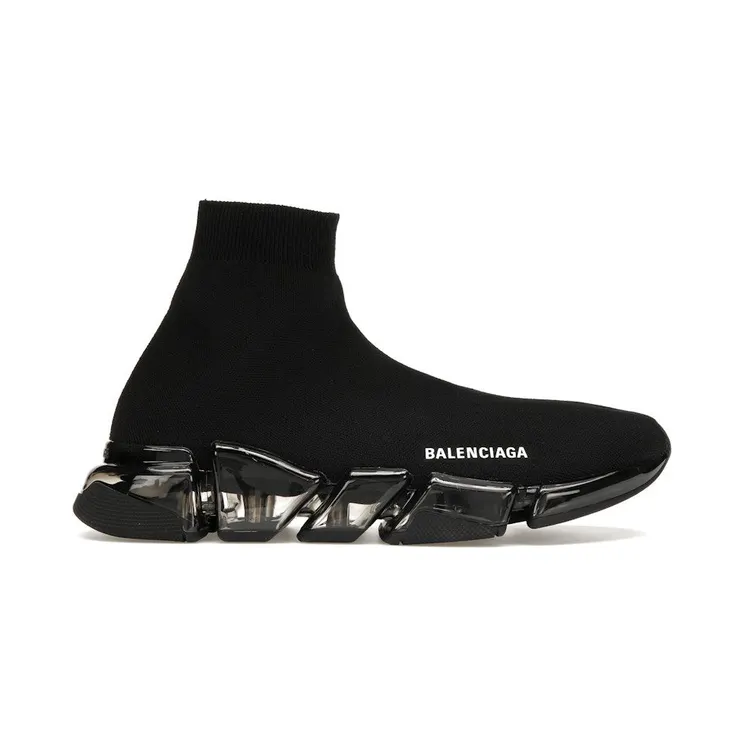 Balenciaga Speed 2.0 Clear Sole Black (617239W2DC41000)