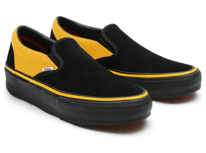 VANS Gepersonaliseerde Suede Slip-on Platform Zwart (VN0A3CST072)