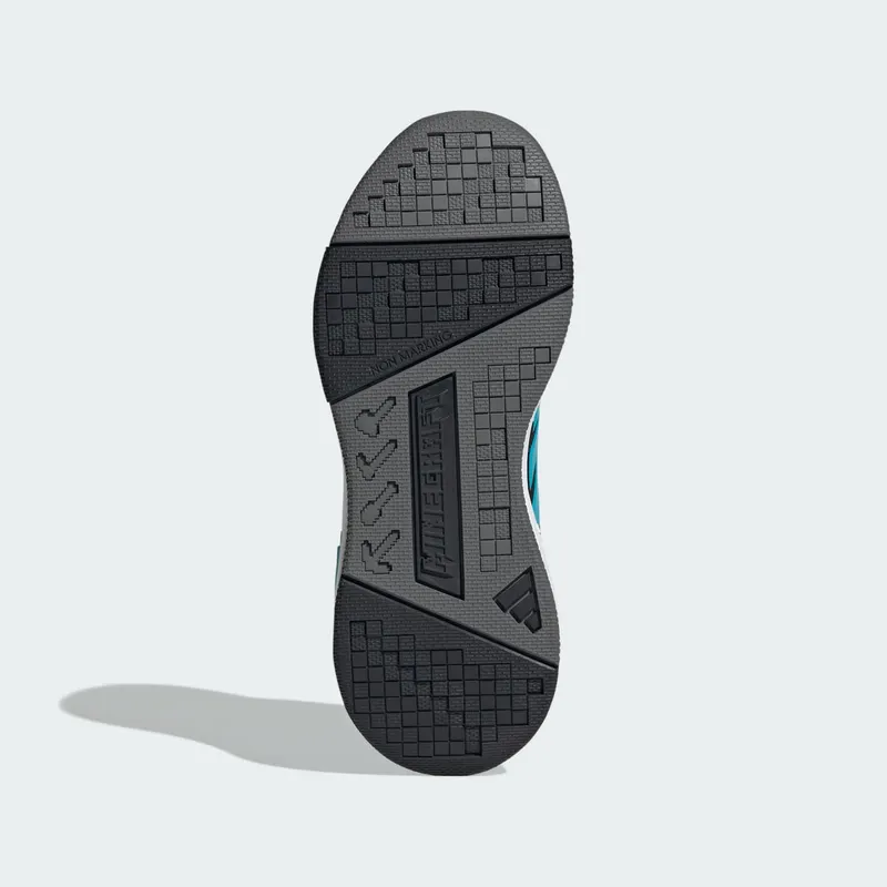 Adidas ADIDAS MINECRAFT PRO Shoes JUNIOR Core Black / Lucid Cyan / Cloud White (JR1966)