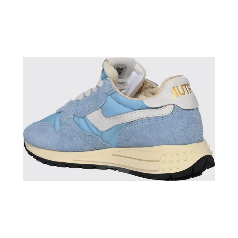 Autry Reelwind Suede and Nylon Sneakers White (WWLWNC34)
