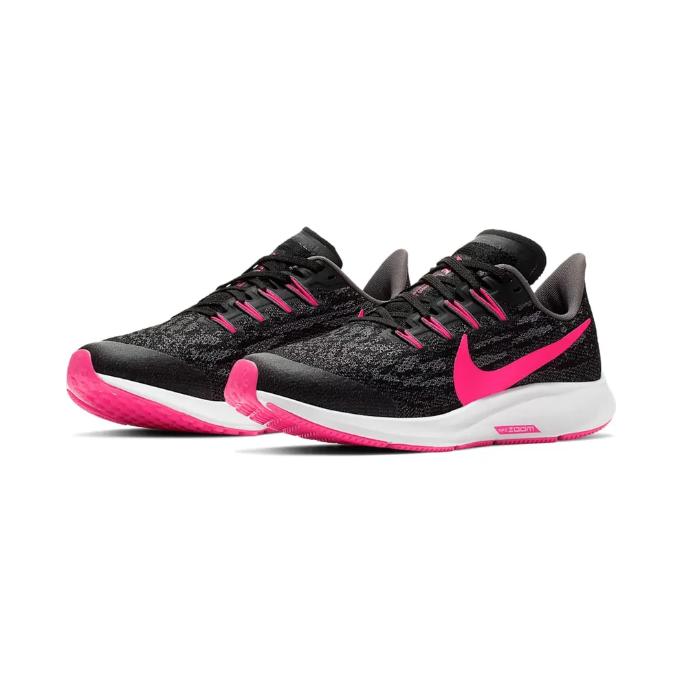 Nike Air Zoom Pegasus 36 Black Hyper Pink (GS) Black/Hyper Pink-Gunsmoke-White (AR4149-062)