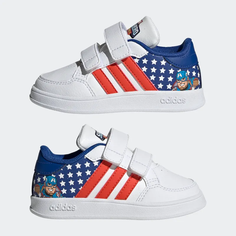 Adidas Breaknet Cloud White / Bold Orange / Royal Blue (GZ7651)