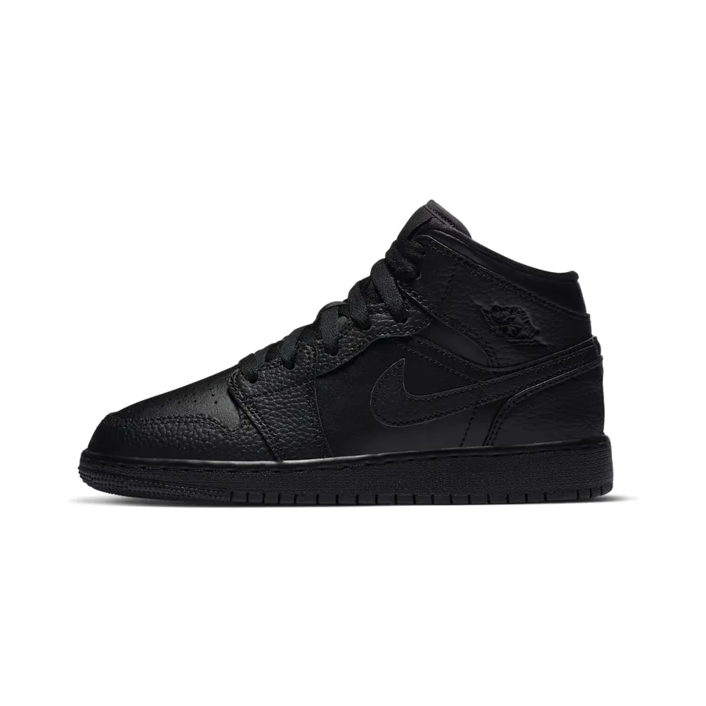 Air Jordan 1 Mid Schwarz (554725-091)