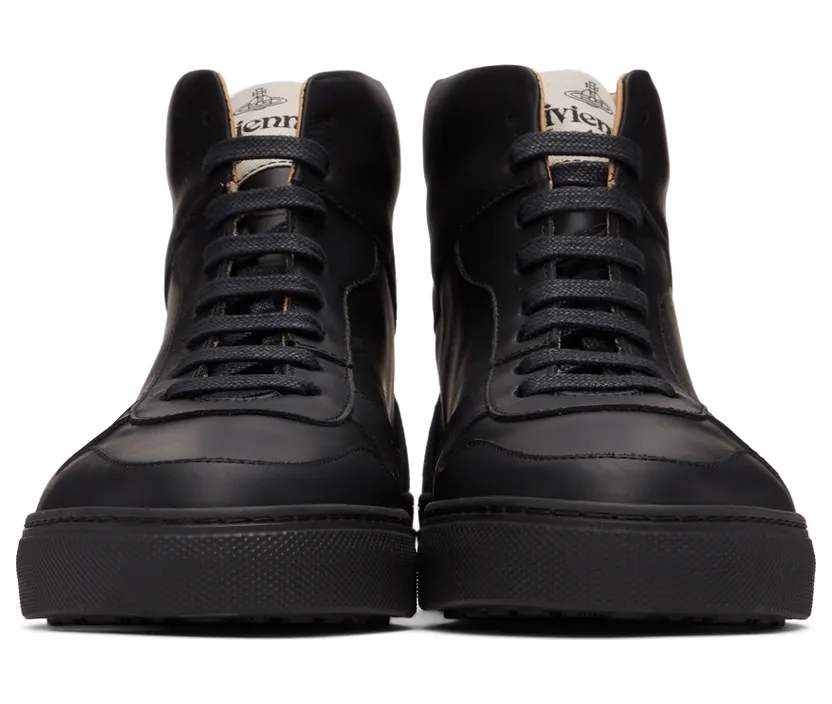 Vivienne Westwood Grey Apollo High-Top Sneakers (75010003M-L0005-) (2)