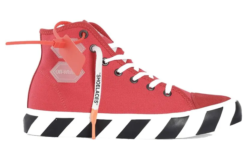 OFF-WHITE Vulcanized Hi Striped Red (OMIA110R19C210352098)