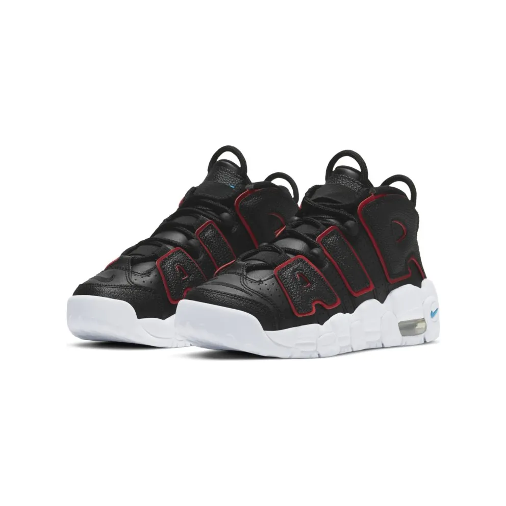 Nike Air More Uptempo Black Fusion Red (GS) (DJ4610-001)