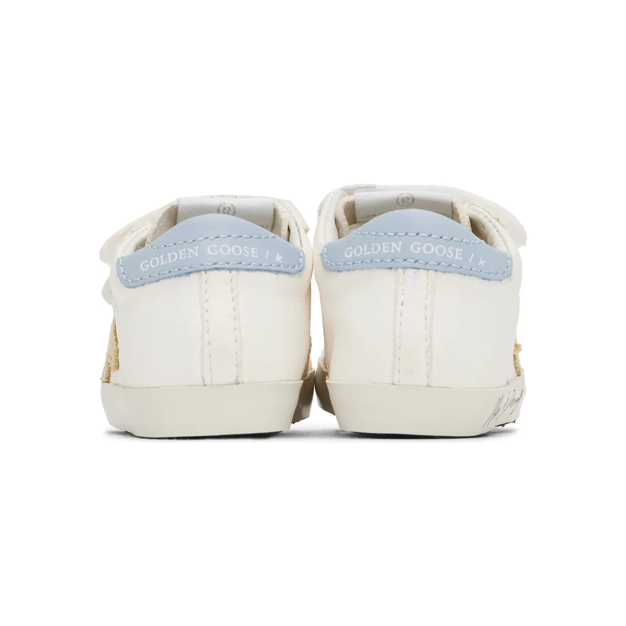 Golden Goose Baby White School Sneakers (GIF00166.F003282.11203) (2)