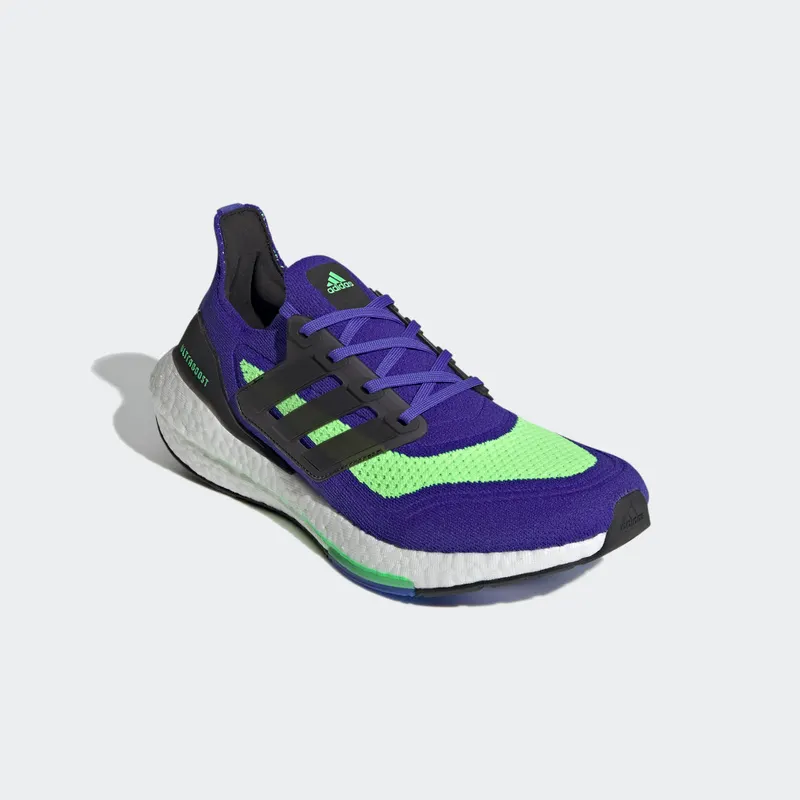 adidas Ultraboost 21 GREEN / Core Black / Screaming Green (S23873)