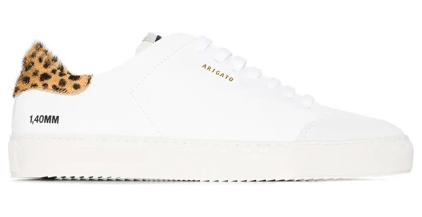 Axel Arigato White Leopard Clean 90 Triple Sneakers (98631)
