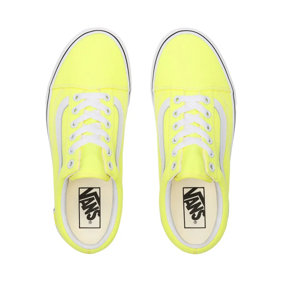 VANS Neon Old Skool Shoes (Yellow)