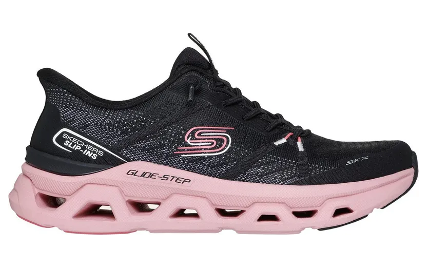 Skechers Slip-ins: Glide-Step Altus – Fast Lane – Zwart / Mauve – “Zwart” (150513 BKMV)