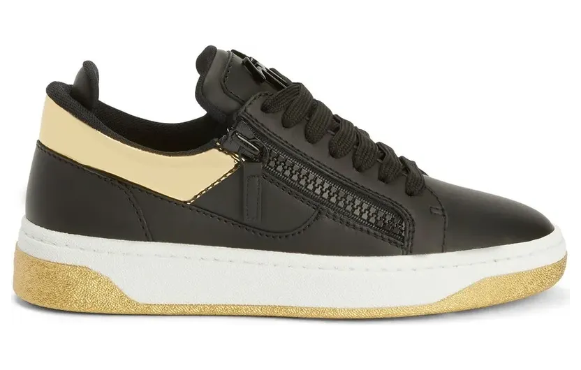 Giuseppe Zanotti GZ94 Sneakers mit doppeltem Reißverschluss – Schwarz (RM30049001)
