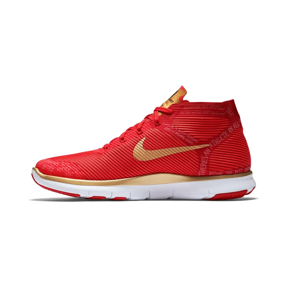 Nike Free Train Instinct Hustle Hart Red Red/Metallic Gold-White (848416-876)