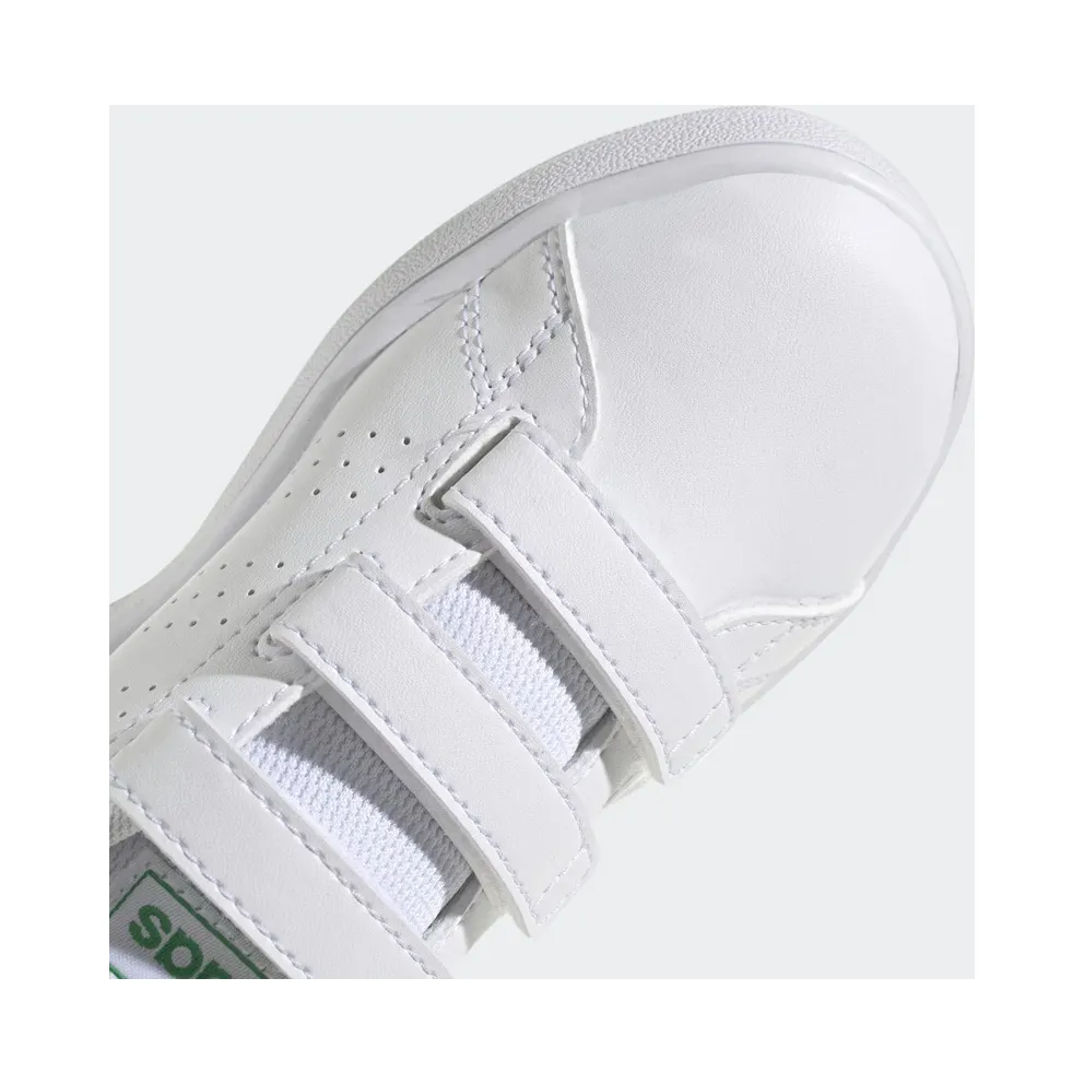 Adidas Advantage Court Lifestyle Hook-and-Loop Cloud White / Green / Core Black (GW6494)