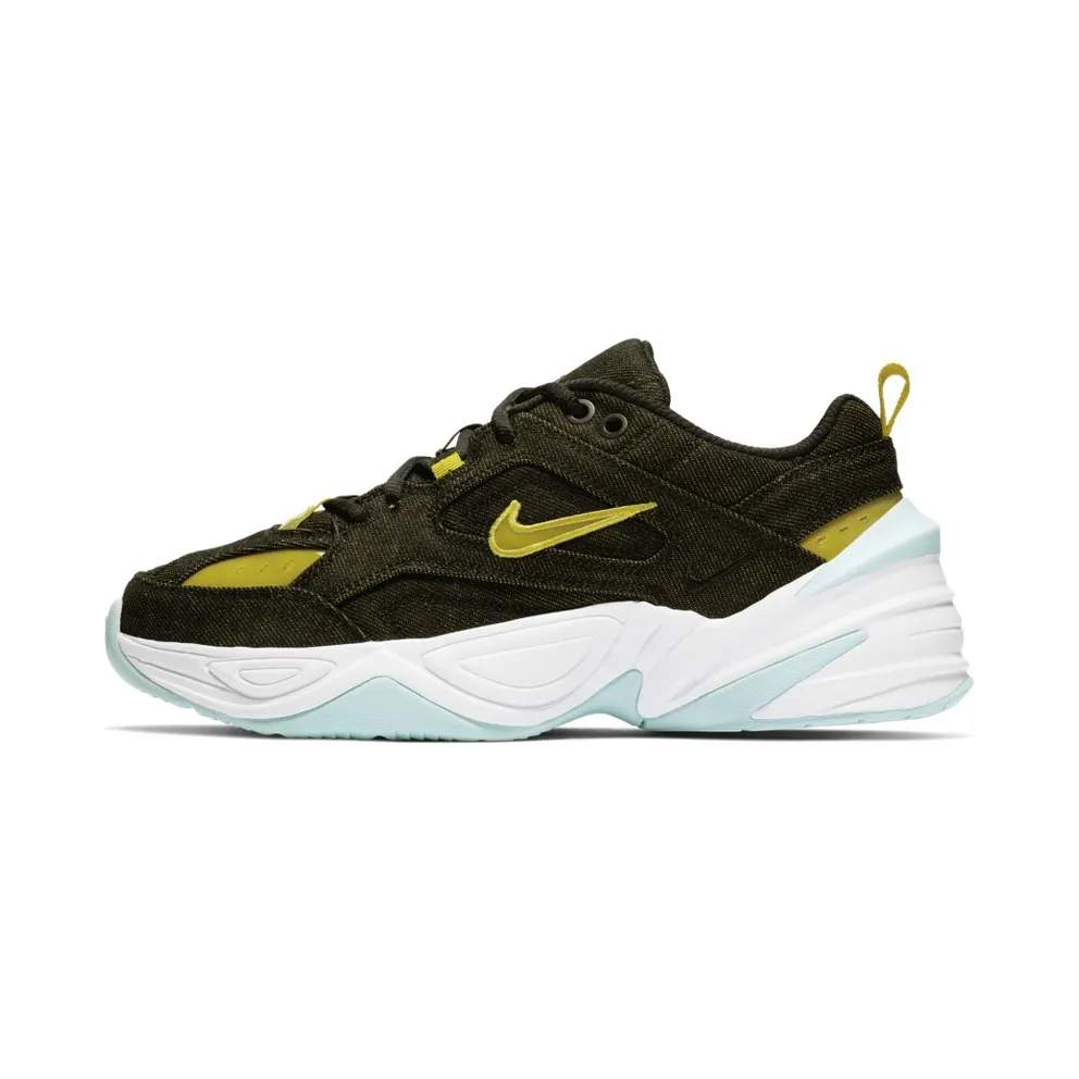Nike M2k Tekno Twill Denim (W) Black/Teal Tint-White-Bright Citron (BV0970-001)