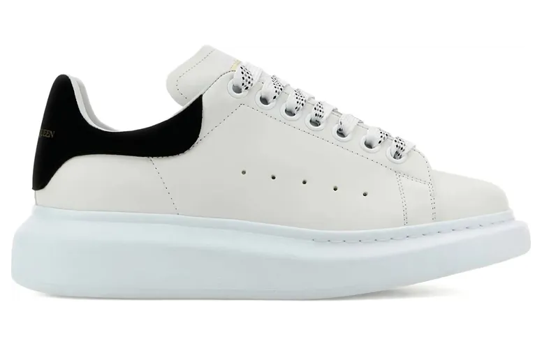 Alexander Mcqueen Oversized Leather “White/Black” (553770 WIAIH 9061)