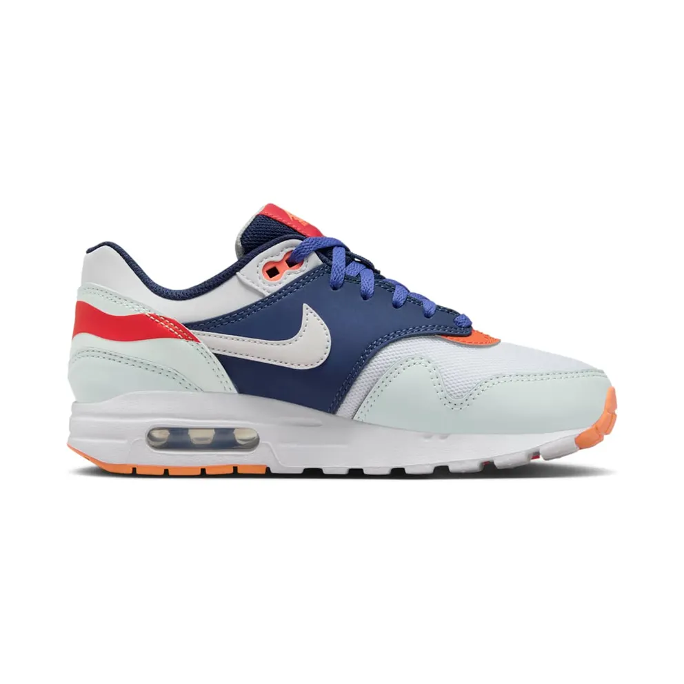 Nike Air Max 1 Light Silver/Midnight Navy/Astronomy Blue/Total Orange (FQ7407-001)