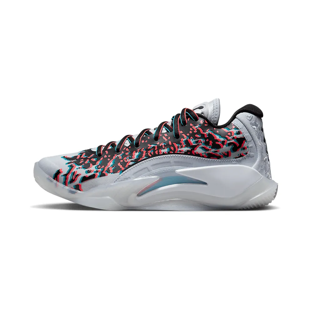 Jordan ZION 3 GS “Football Grey/Black/Flash Crimson/Chlorine Blue” (FZ4792-060)