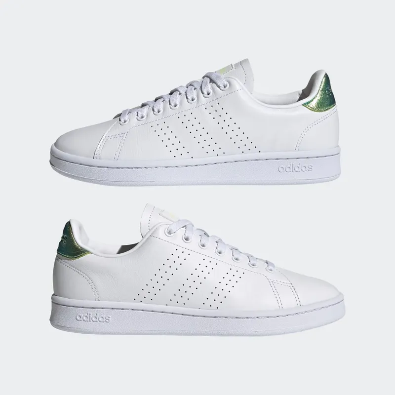 Adidas Advantage Cloud White / Cloud White / Hi-Res Yellow (FY8956)