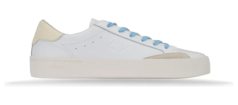 Sun68 Street Leather “White/Cream” (0131)