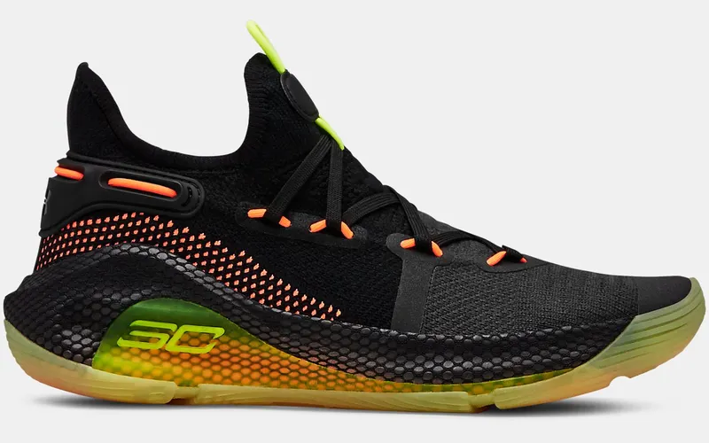Under Armour Curry 6 Fox Theatre (GS) Black/High Vis Yellow (3020415-004)