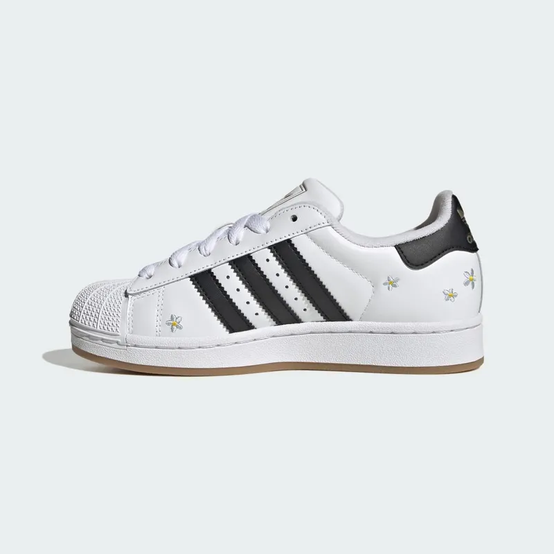 Adidas SUPERSTAR II Shoes Cloud White / Core Black / Gum (KK3377)