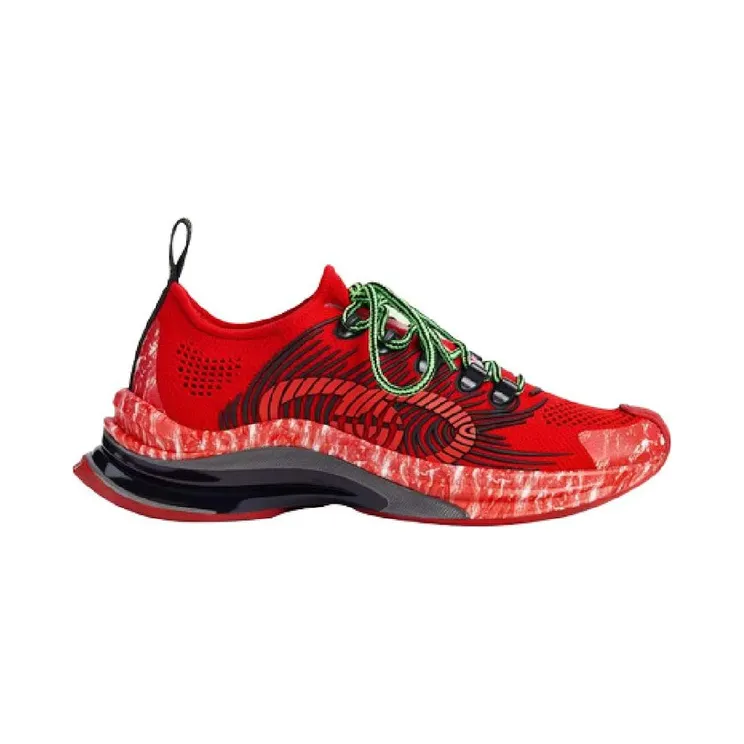 Gucci Monogram Sneakers Red (700103 USM10 8970)