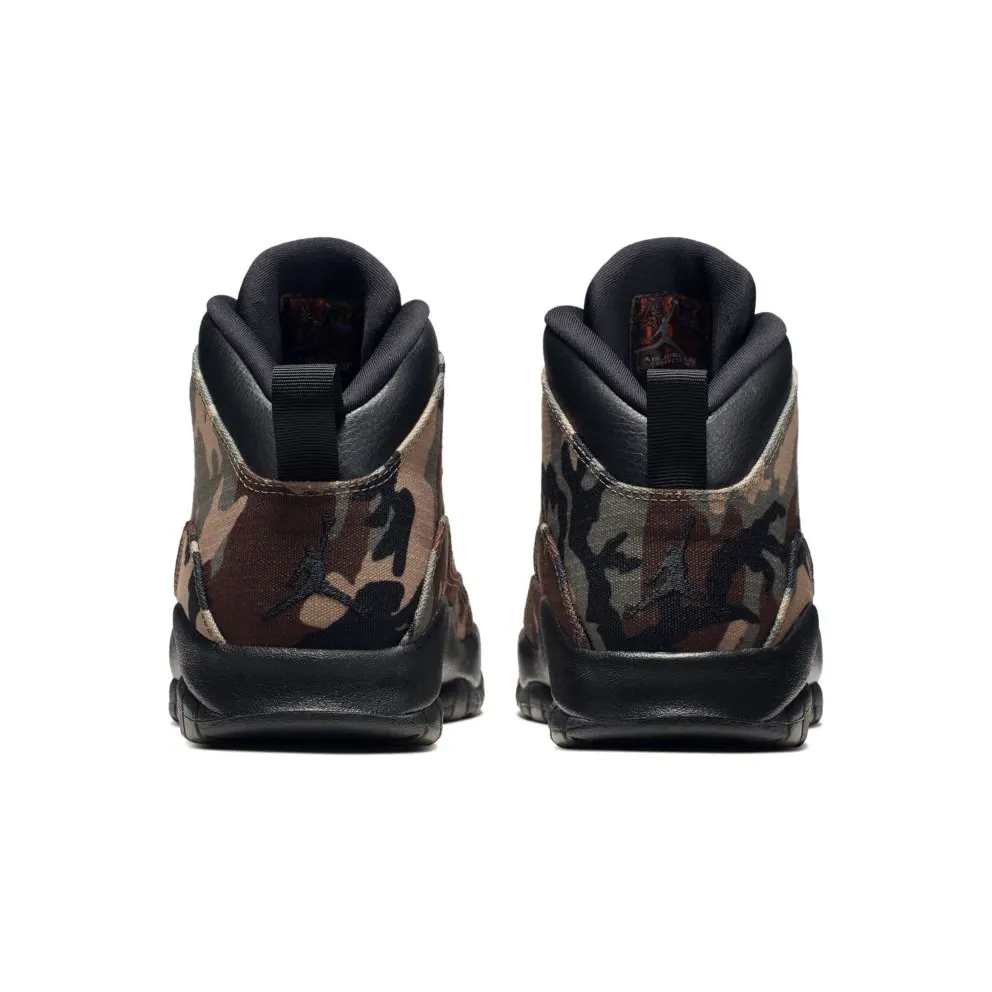 Jordan 10 Retro Woodland Camo Medium Olive/Black-Dark Army-Dark Cinder (310805-201)