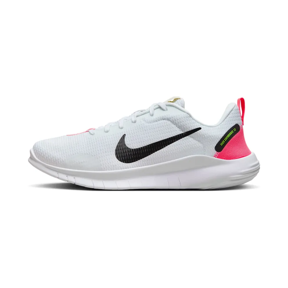 Nike Flex Experience Run 12 White Hot Punch Volt Black (DV0746-102)