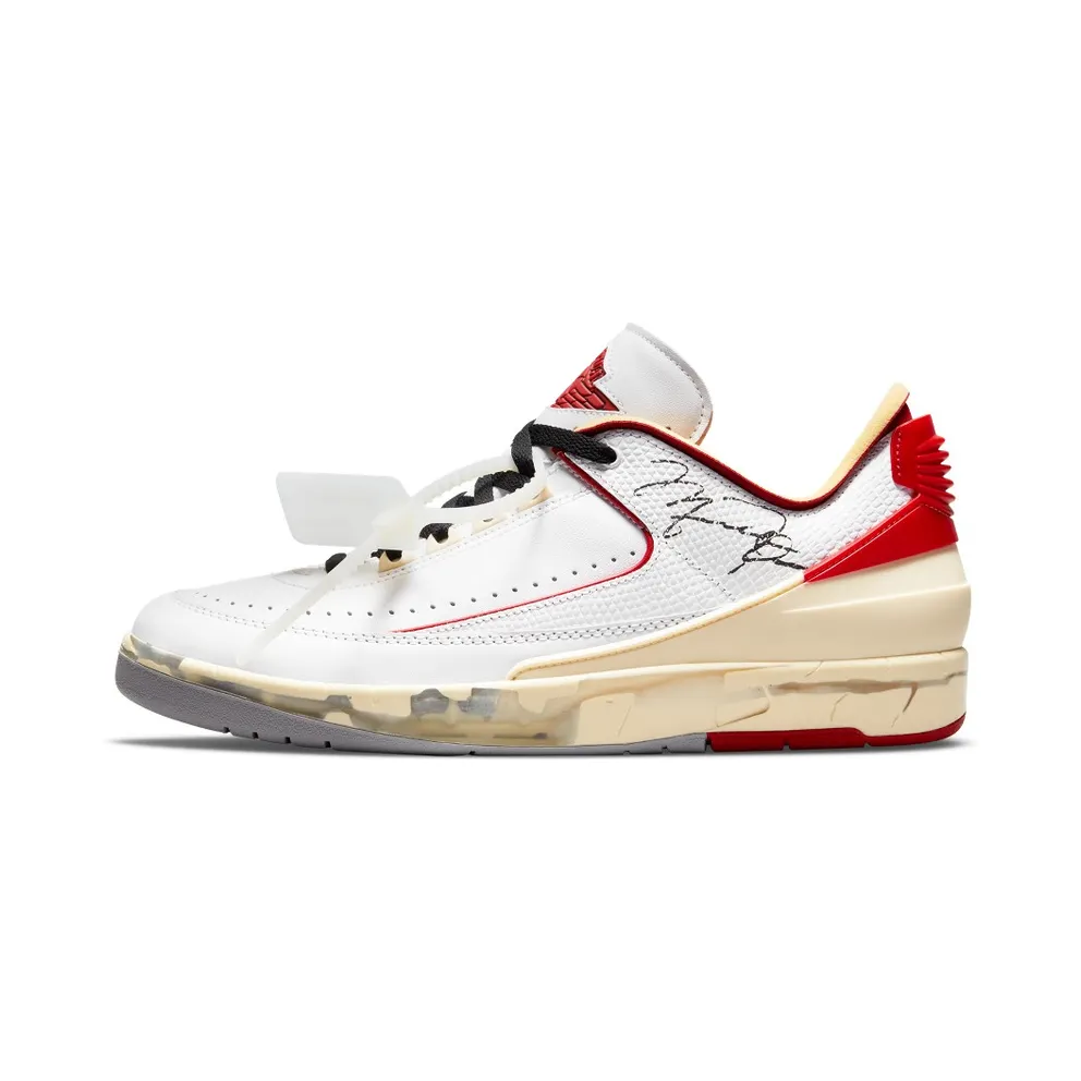 Air Jordan 2 x Off-White Retro Low SP White Red (DJ4375-106)