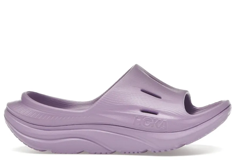 Hoka One Ora Recovery Slide 3 Violet Bloom (1135061-VBVBL)