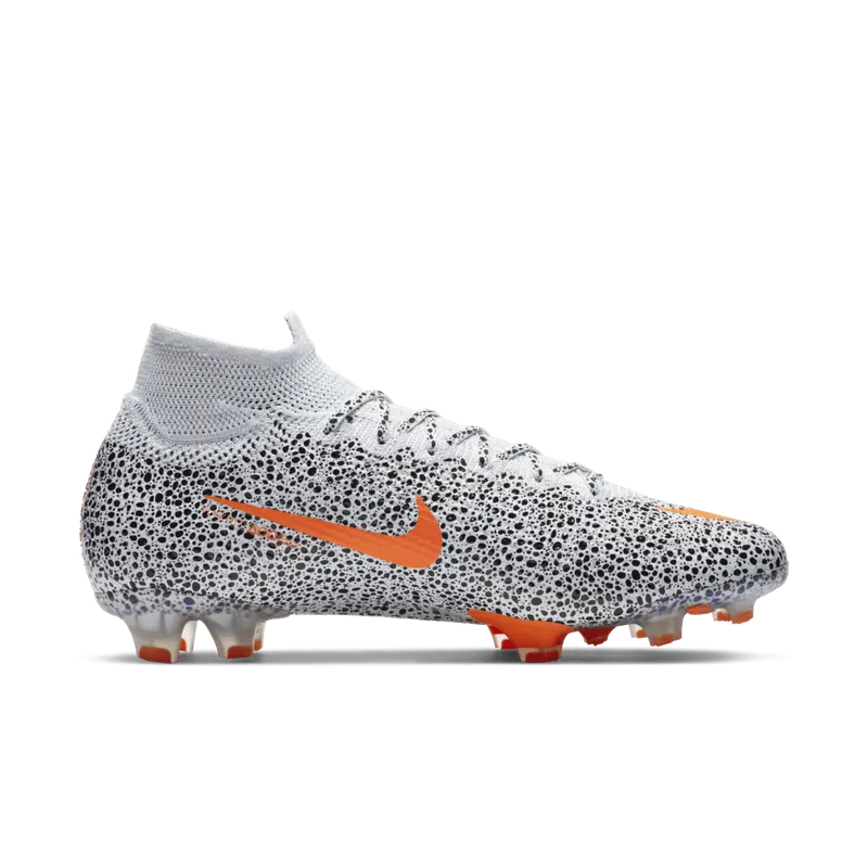 Nike Mercurial Superfly 7 Elite CR7 FG Safari White/Black-Total Orange (CQ4901-180)