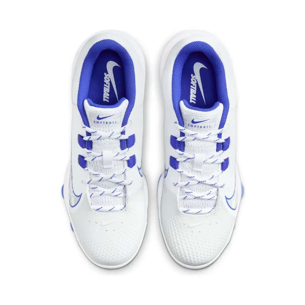 Nike Hyperdiamond 4 Pro MCS White Pure Platinum Hyper Royal (FZ0921-101)