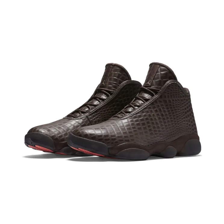 Jordan Horizon Premium Brown Croc “Baroque Brown / Infrared 23 / Metallic Gold” (822333-205)