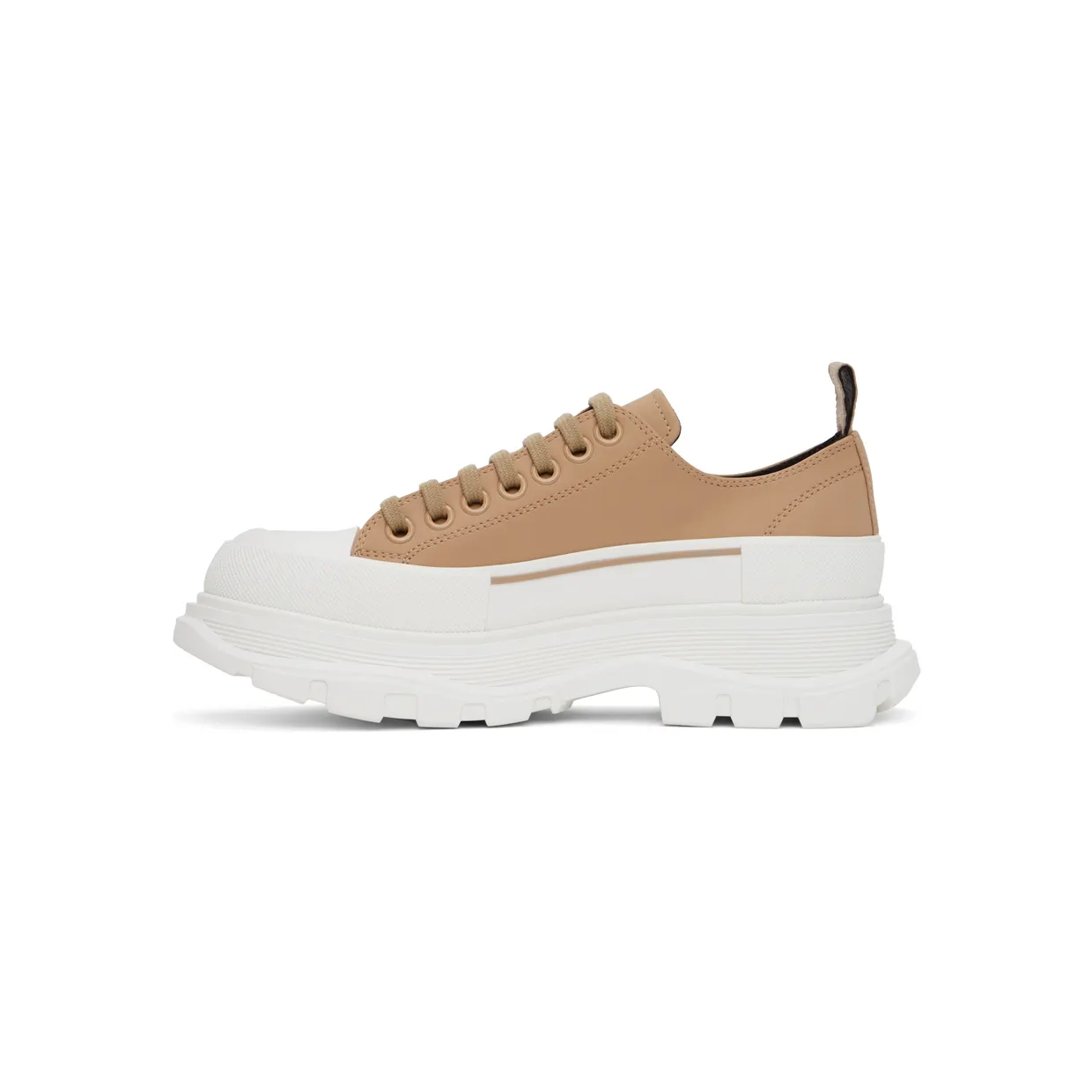 Alexander McQueen Brown Tread Slick Low Sneakers (682418W4RJ4) (3)