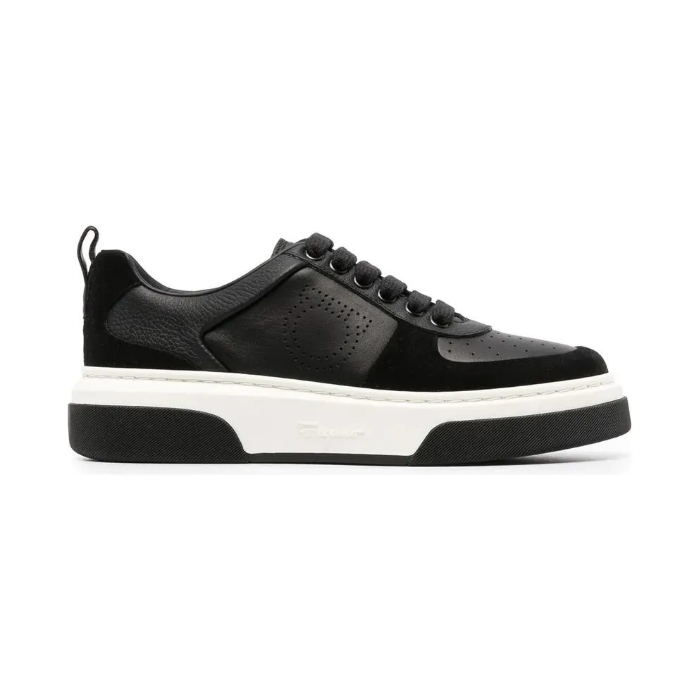 Ferragamo Gancini tweekleurige – Black (758338)