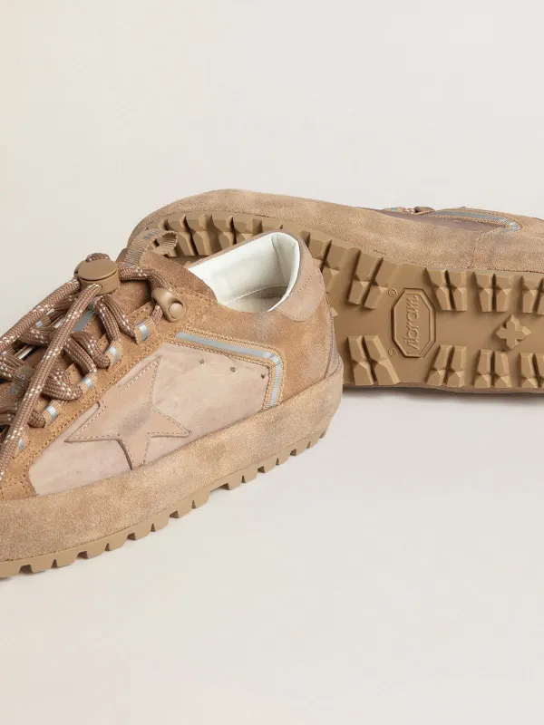 Golden Goose Super-Star Ski In Dolmias And Caramel Suede With Marble Nubuck Star And Heel Tab (GWF01014.F007883.55711) (3)