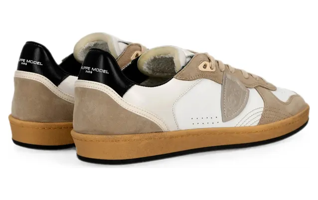 Philippe Model Logo-patch Panelled “White/Neutrals” (PGLU VD05) (4)