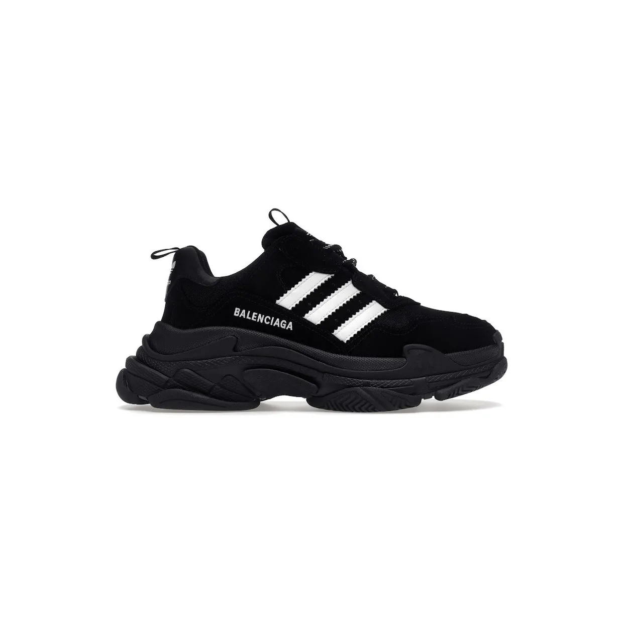 Balenciaga x adidas Triple S Black White (712821W2ZB21090)