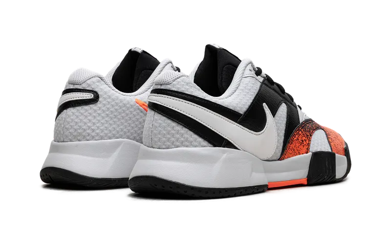 Nike Court Lite 4 Premium “Pure Platinum Black Hyper Crimson White” (FQ8718-002)