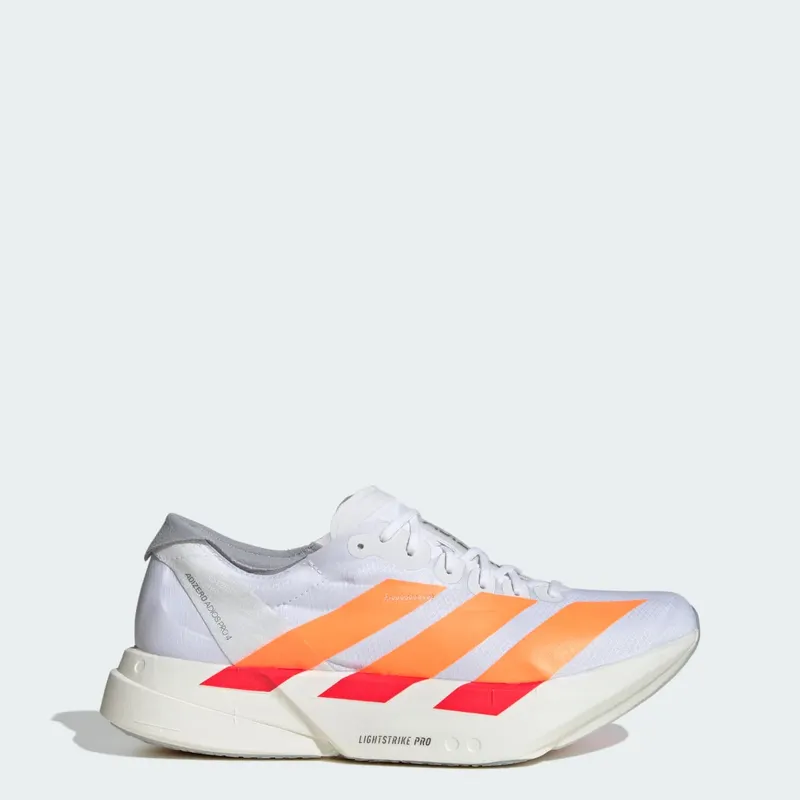 Adidas Adizero Adios Pro 4 Cloud White / Lucid Orange / Lucid Red (JR7088)