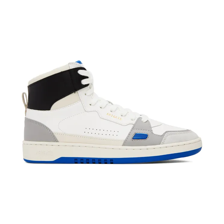 Axel Arigato White & Gray Dice Hi Sneakers (F0003017)