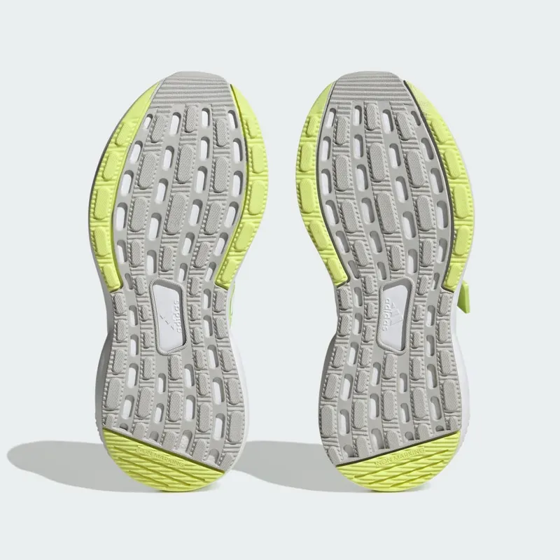Adidas RapidaSport Bounce Elastic Lace Top Strap Grey Two / Cloud White / Pulse Lime (ID2383)